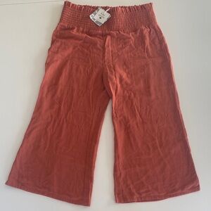 Kate Quinn Organic Cotton Gaucho Pants NWT